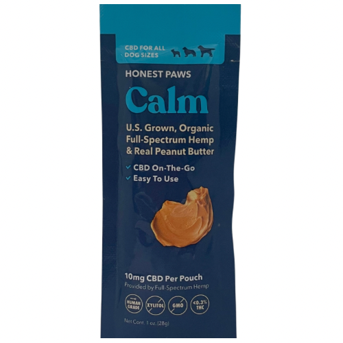 Honest Paws 10mg Peanut Butter Pouch Pet CBD