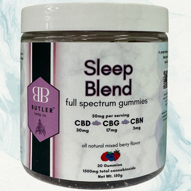 Butler Hemp Co Full Spectrum Sleep Blend Gummies