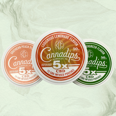 Cannadips 5x CBD Pouches