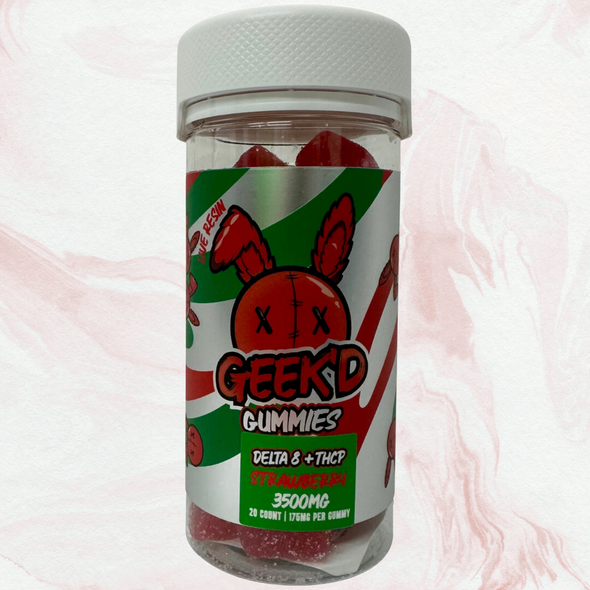 Geek'd D8+THCP 175mg Gummies