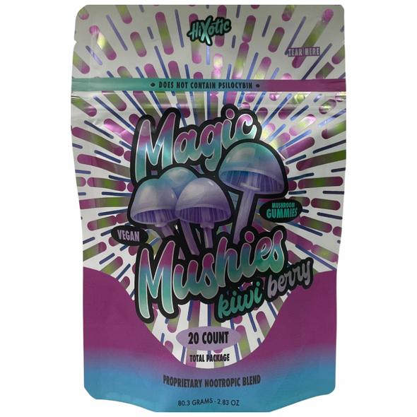 HiXotic Magic Mushies 20ct Gummies Kiwi Berry