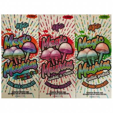 HiXotic Magic Mushies Amanita Mushroom Chocolate Bar