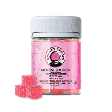 Galaxy Treats Moon Babies D9 Gummies 20ct - 200mg (10mg/gummy)