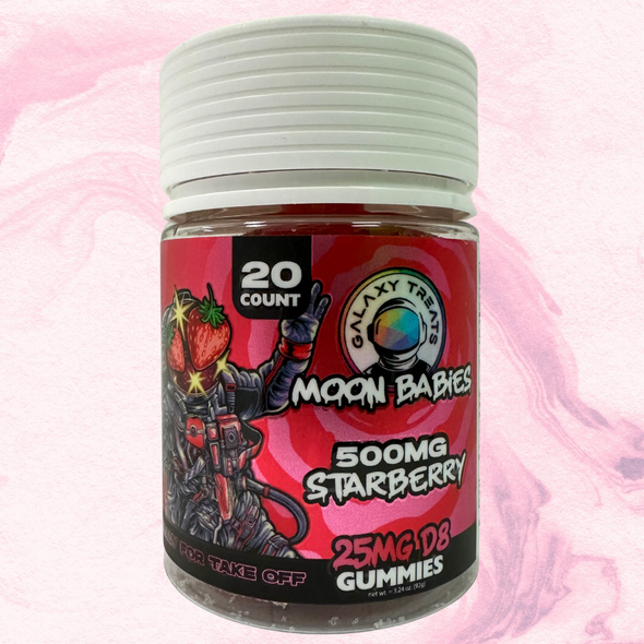 Galaxy Treats Moon Babies 500mg Delta 8 Gummies