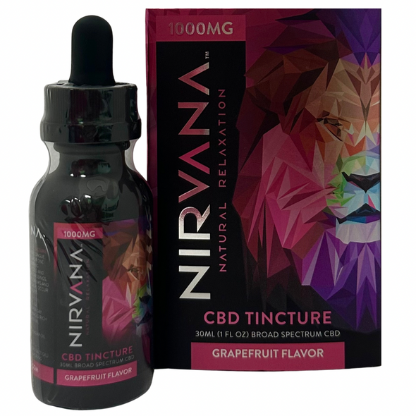 Nirvana 1000mg Grapefruit CBD Tincture