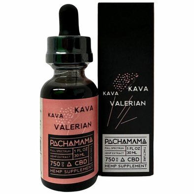 Pachamama Kava Kava Valerian 750mg Tincture